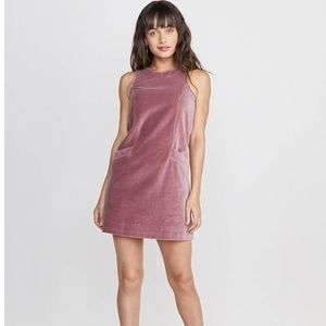 Marine Layer Cizon Velvet Shift Dress Size Small